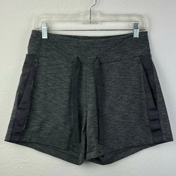 Athleta Pants - Athleta Shorts Women's Sz ST Metro Downtown Wide Leg Mid Rise Pocket Gray